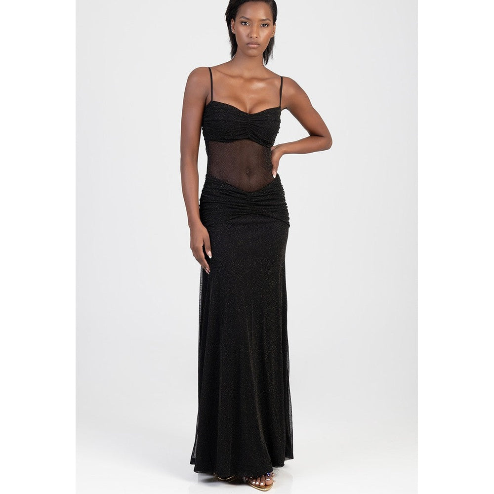 Sissy Boy Electric Energy Maxi Dress In Black