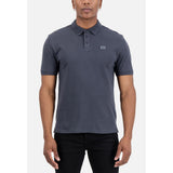 S.P.C.C Mens Mullen Short Sleeves Golfer In Dark Grey