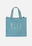 Elle Cut Out Small Shopper Bag In Blue
