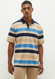 Polo 004324 Mens Ss Dm Stripe Golfer Multi