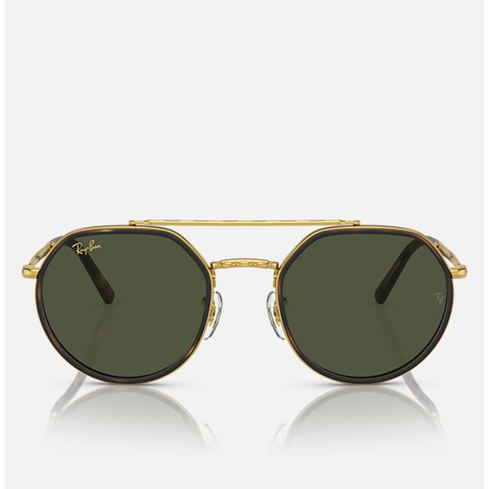 Rayban Mens Black Lens Sunglasses In Gold