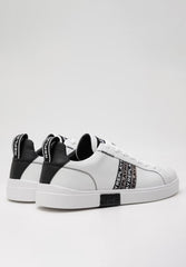 Replay Mens Polys Tape Sneakers White/Black