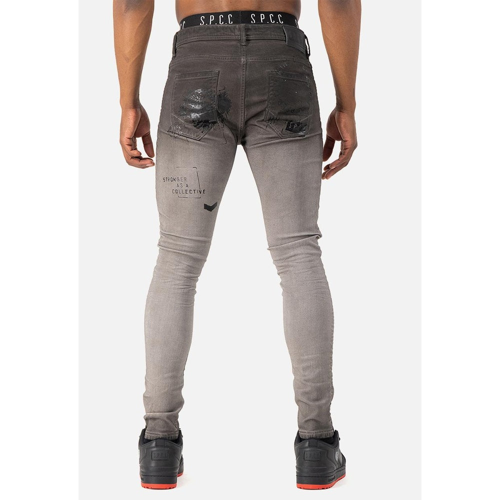 S.P.C.C Mens Static Blitz Super Skinny Jean In Black