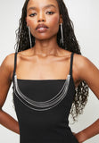 Sissy boy Womens Maxi dress With a Straight Neckline In Black