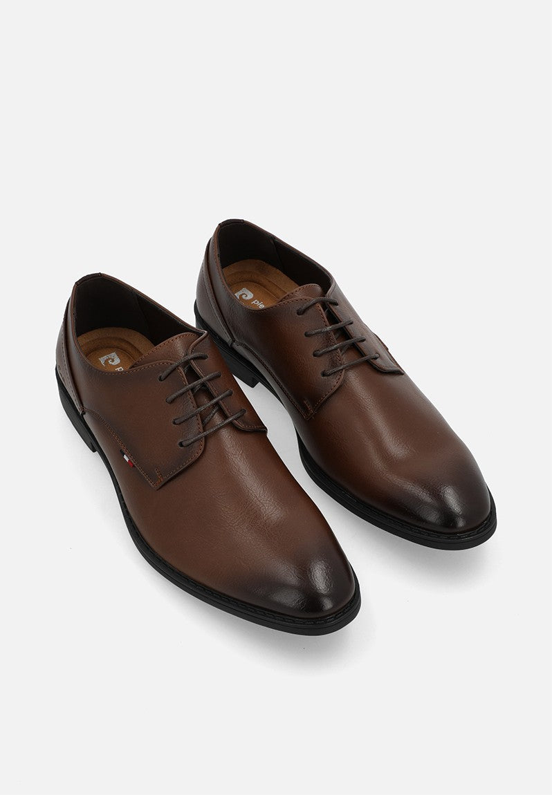 Pierre Cardin Mens Brown Thomas Lace Up Shoes