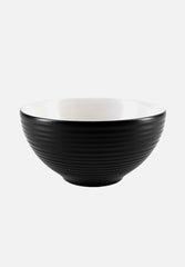 Jan-000076 Jan Blancnoir Black/Cream Cereal Bowl