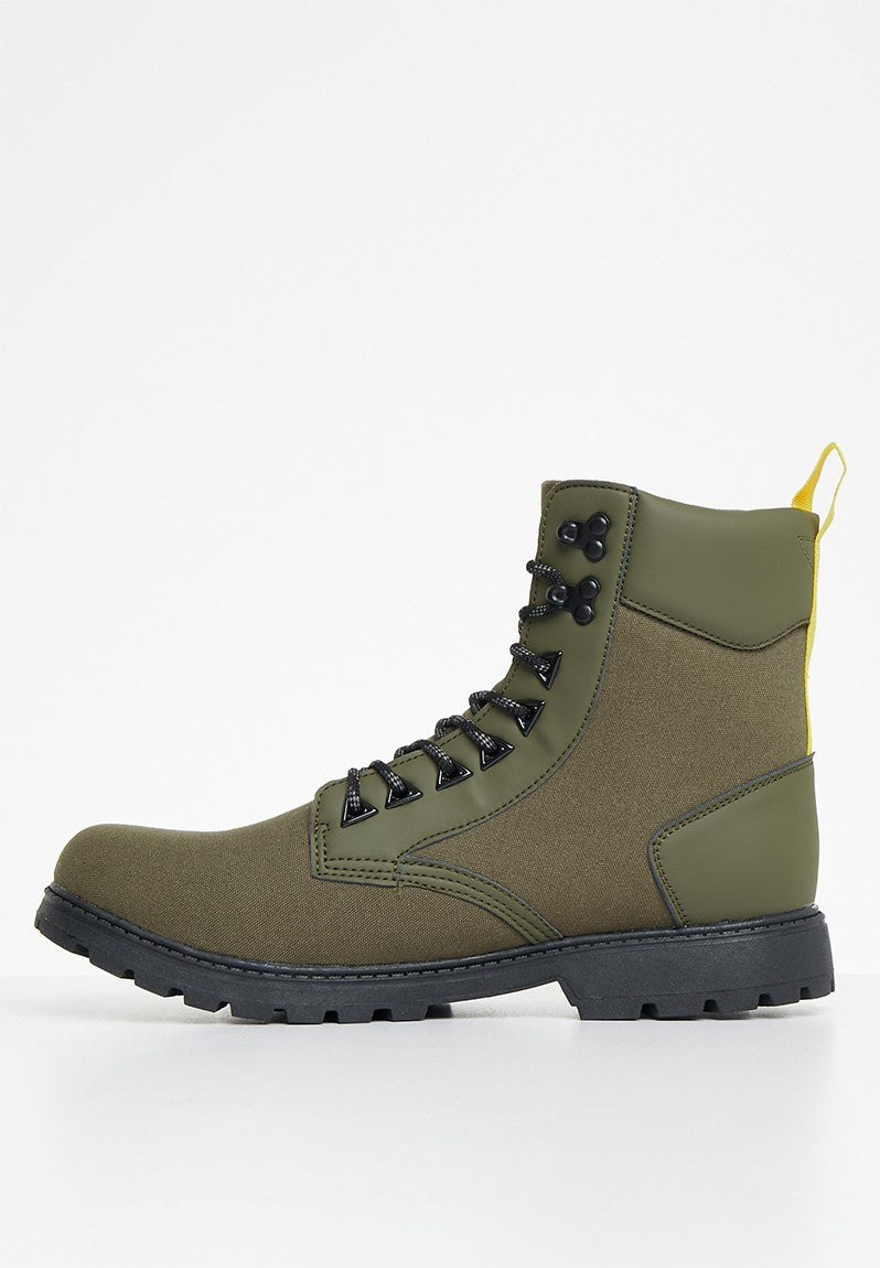 Jeep Mens Olive Legend Worker Boots