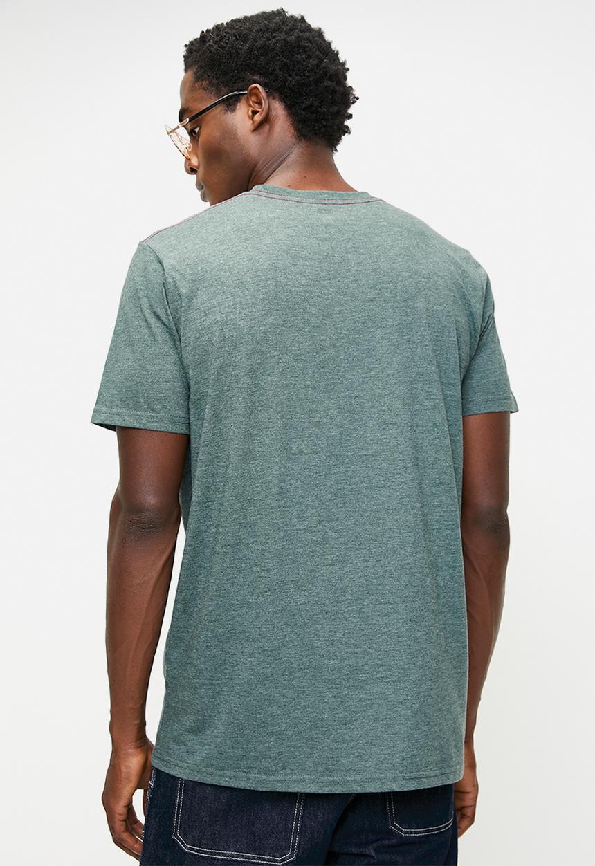 Rvca Big Rvca Ss Red Stitch Balsam Green