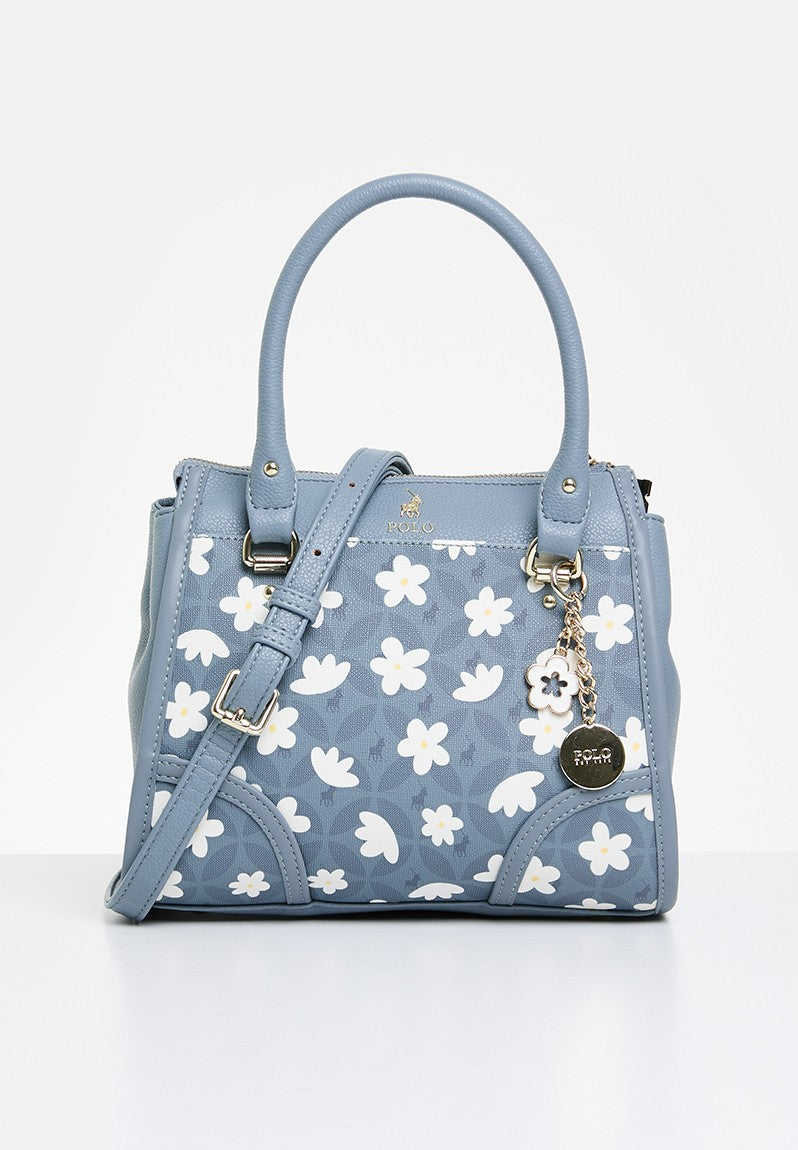 Polo Meadow Smaller Shopper Crossbody Blue