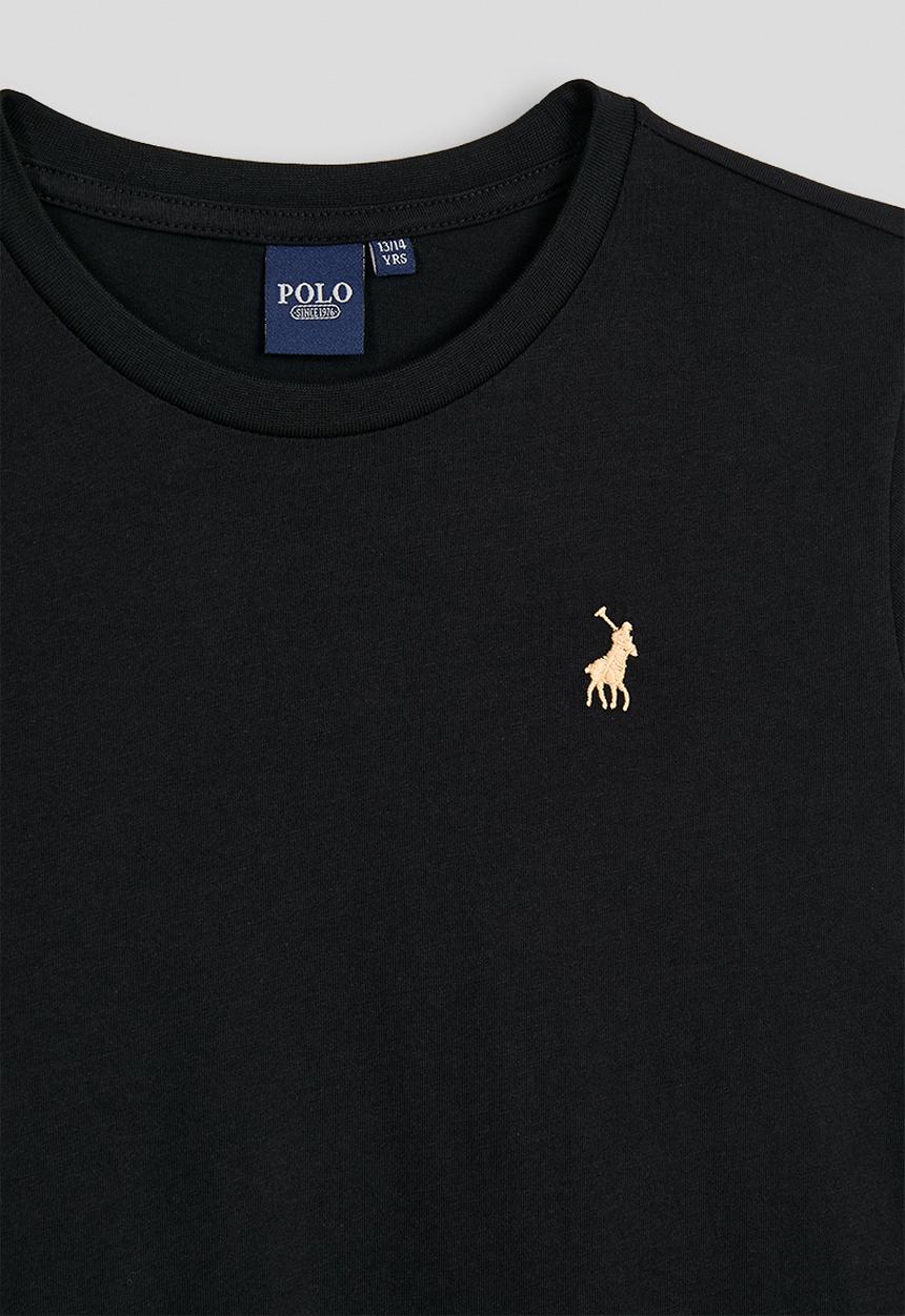 Polo Girls Emily Long Sleeves Dress Black