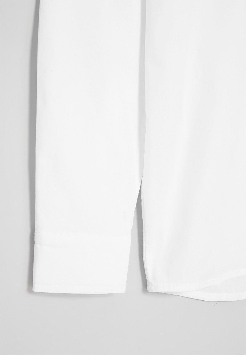 Polo Boys Nicholas Long Sleeve Shirt In White