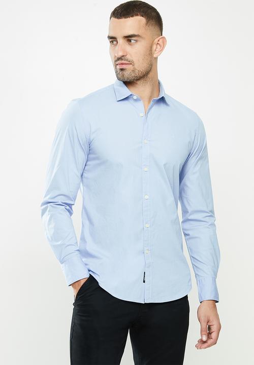 Replay M4028 80279A Shirt  905 Blue