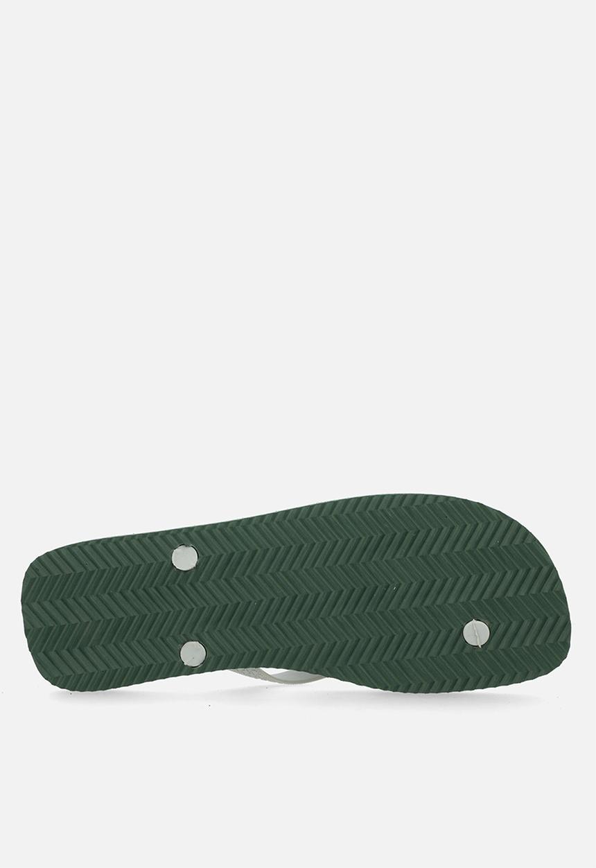 Puma Mens First Flip Brushed ZADP Sandals In Deep Forest/Platnium Gray