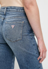 Guess Womens High Rise Jeans In Medium Wash