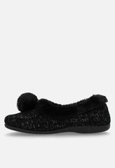 Hush Puppies Ladies Chloe Slippers In Black