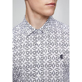 Pringle Mens Joshua Printed Tailored Shirt In Navy