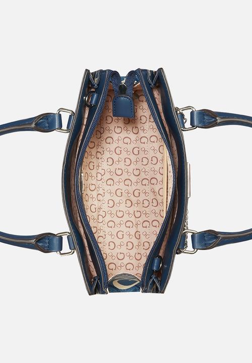 Guess Ahb Bandera Satchel Jj968606 Denin Multi