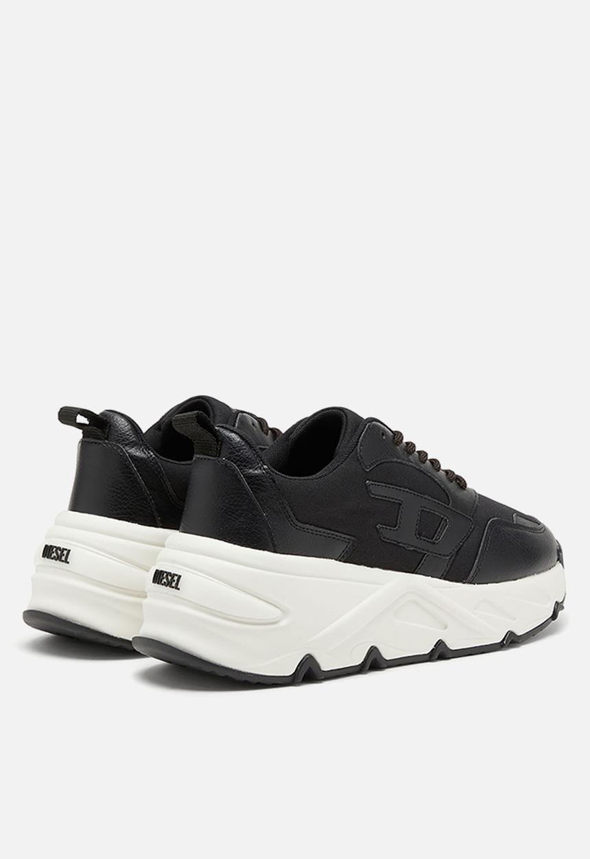 Diesel Womens L Savannah Tulu Sneaker In Black