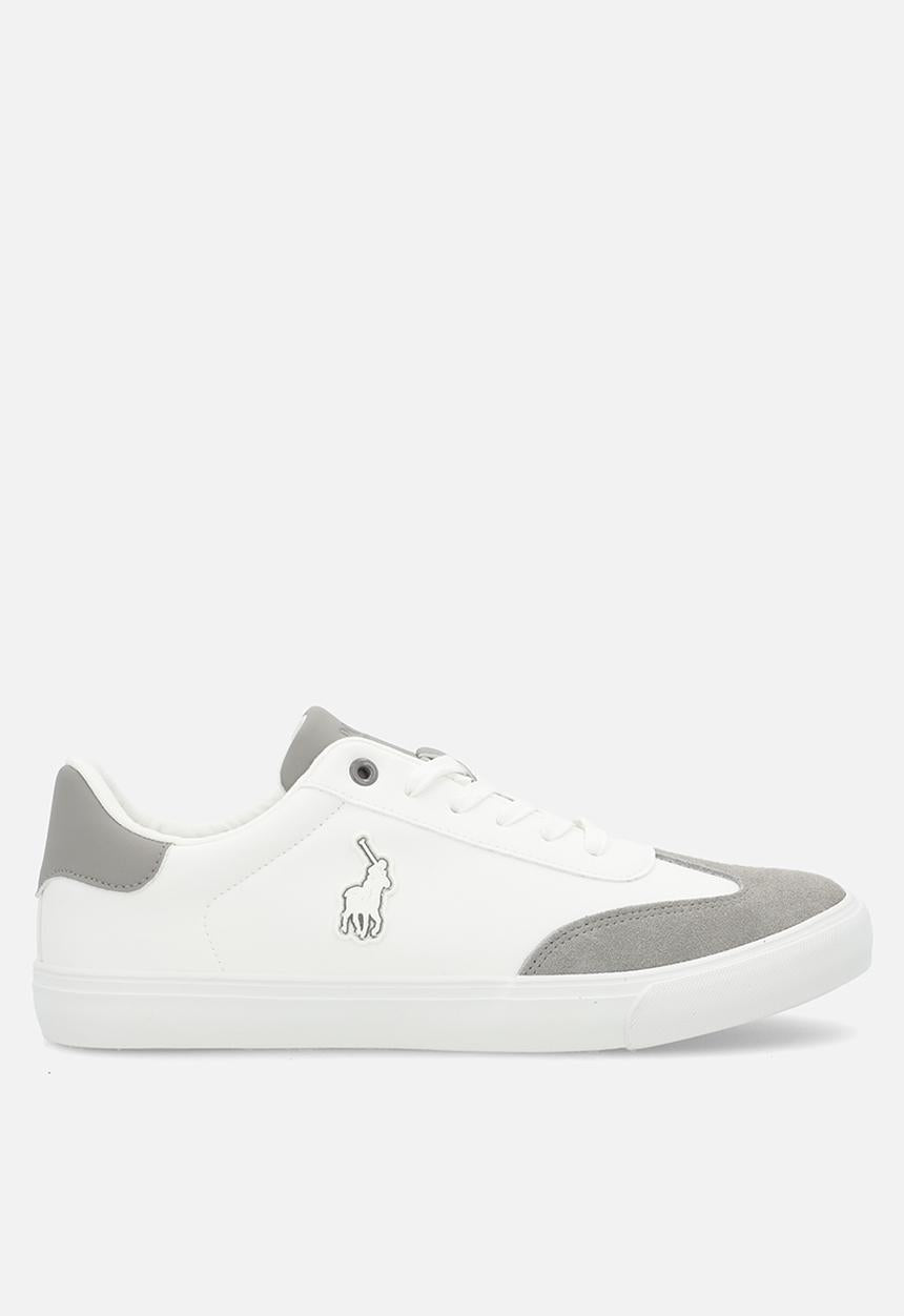 Polo Mens Rubberized Sneakers In White