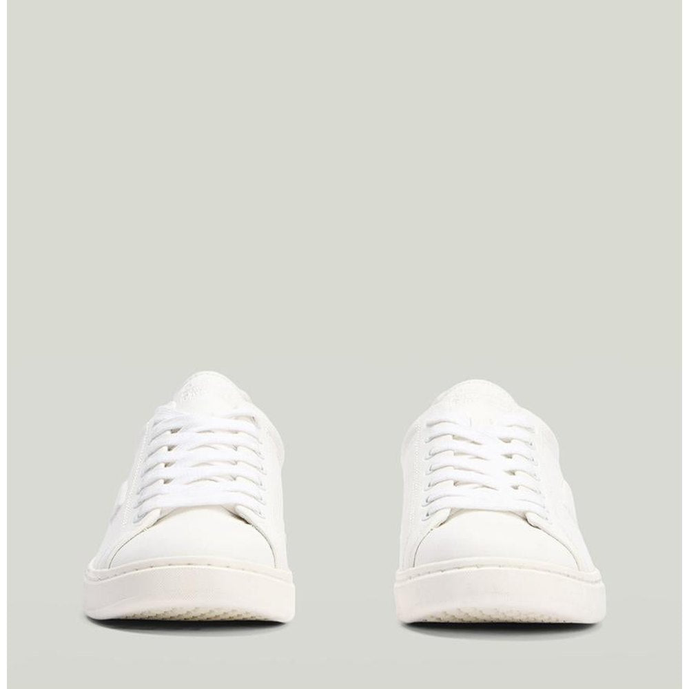G-Star Raw Mens Scout Lea Leather Sneakers In White