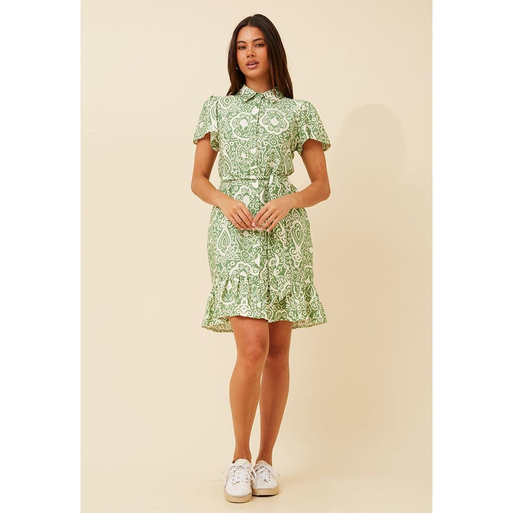 Mandi Ladies Dress In Green