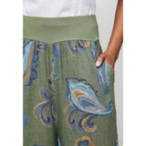 Izabel London Ladies Trousers In Sage