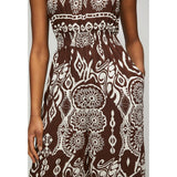 Mandi Ladies Jumpsuit In Brown