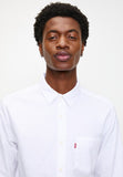 Levis Mens Classic 1 Pocket Shirt In White