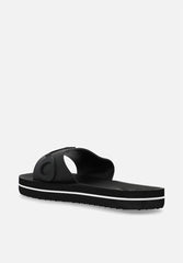 Polo Womens Platform Convex Sandals In Black