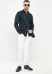 Replay M4028 80279A Shirt  087 Navy