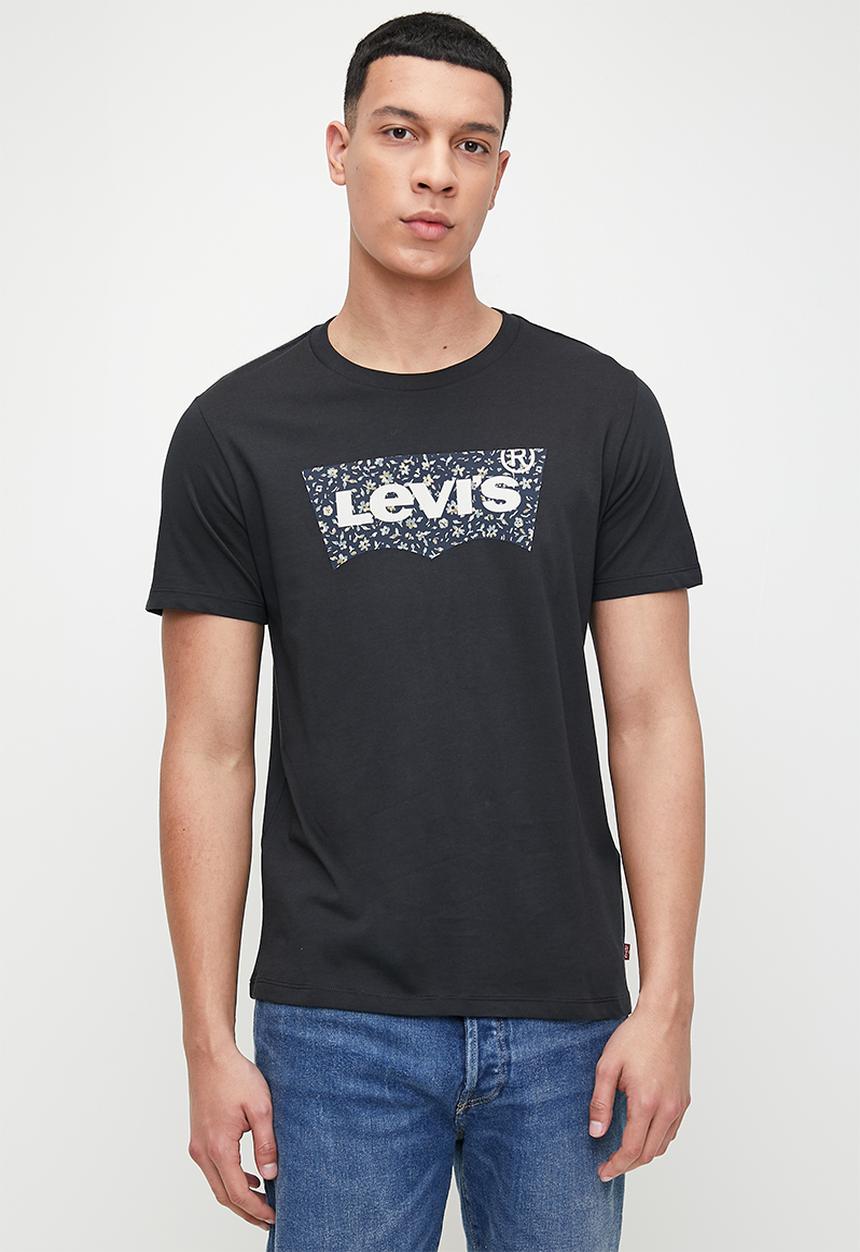 Levis Mens Graphic Crewneck T-Shirt In  Black