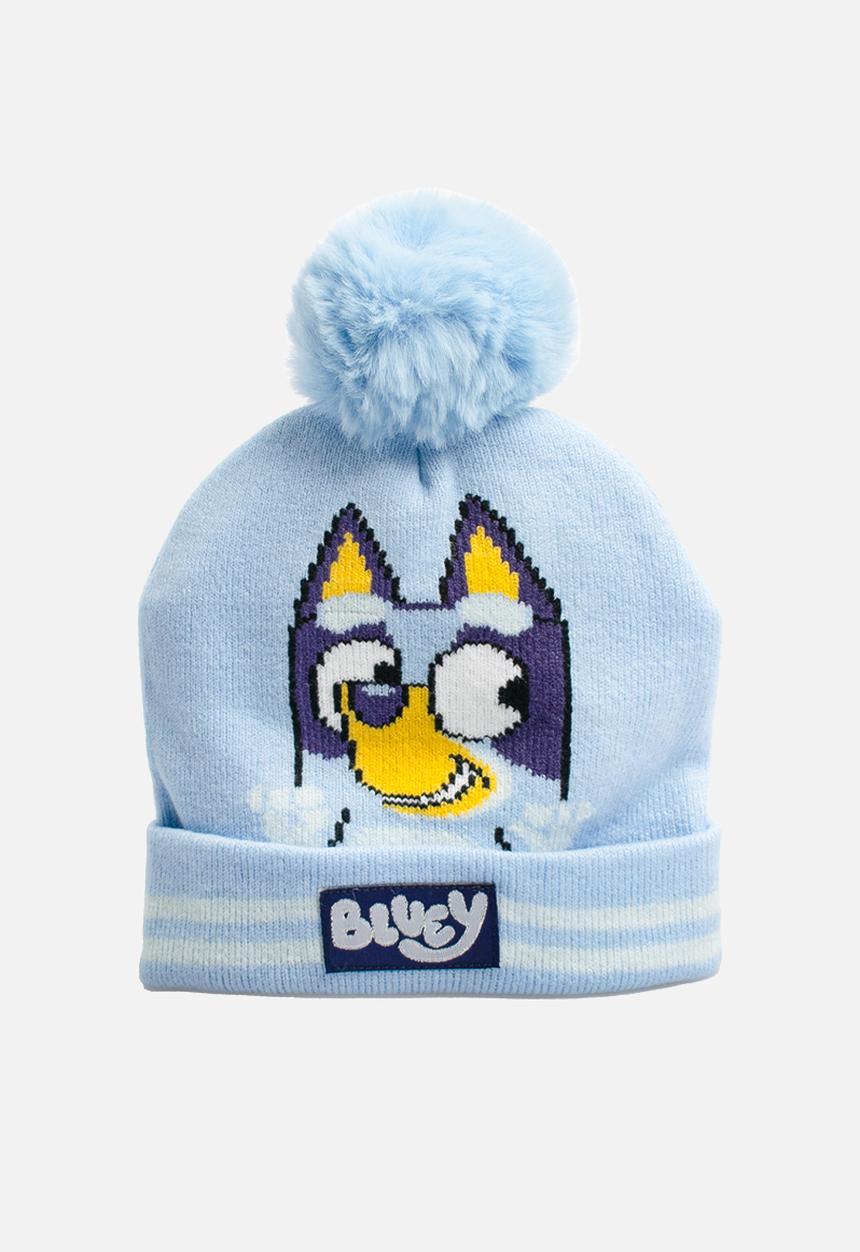 Boys One Up Beanie Bluey Blue