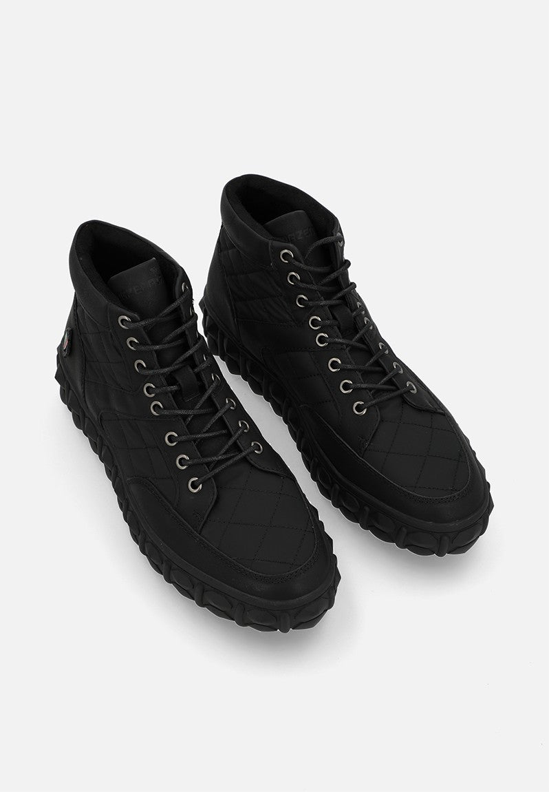 Mazerata Mens Pigale 9 Faux Nubuck Shoes In Black