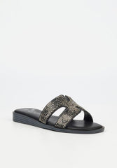 Butterfly Feet Ladies Jacey 1 Black Sandals