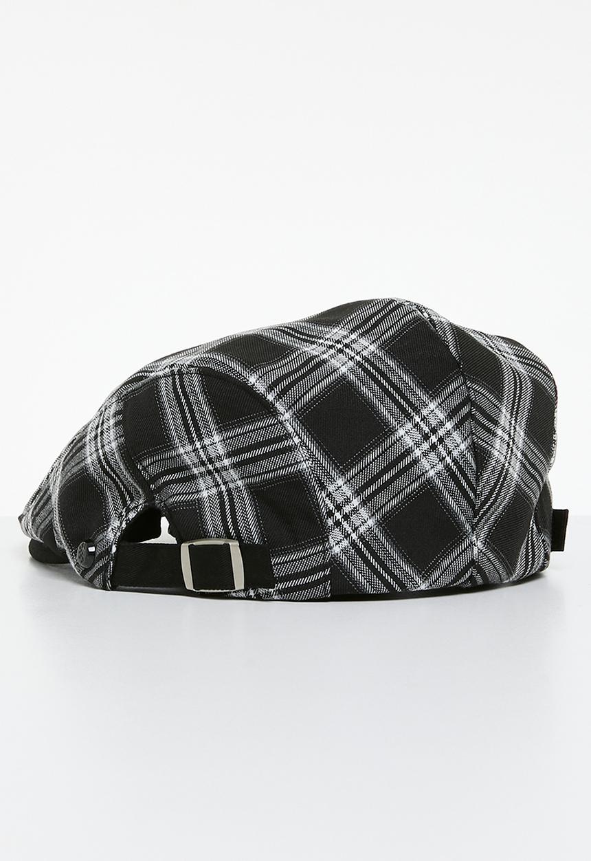Pringle Mens Owen Newsboy Cap In Black