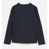 Soviet Boys Talon Long Sleeves V-Neck T-Shirt In Navy