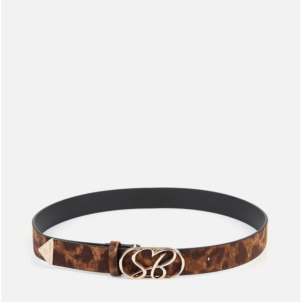 Sissy Boy Animal Leopard Belt In Tan