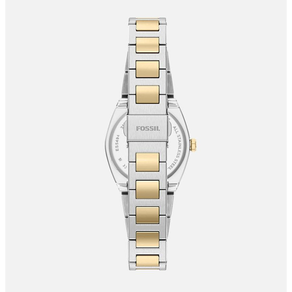Fossil Womens Everett Small Watch In Gold & Silver