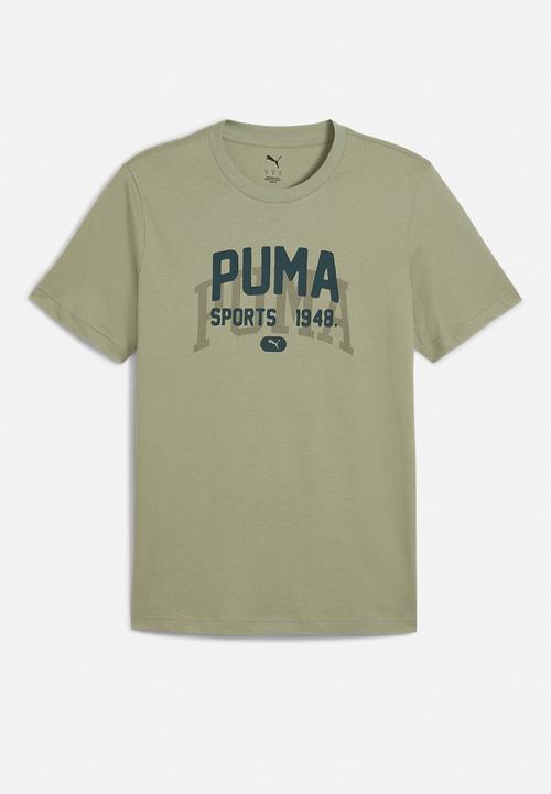 Puma Mens Graphic Army Varsity Tee