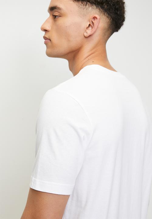 Puma Mens Whitegraphic No.1 Logo Tee