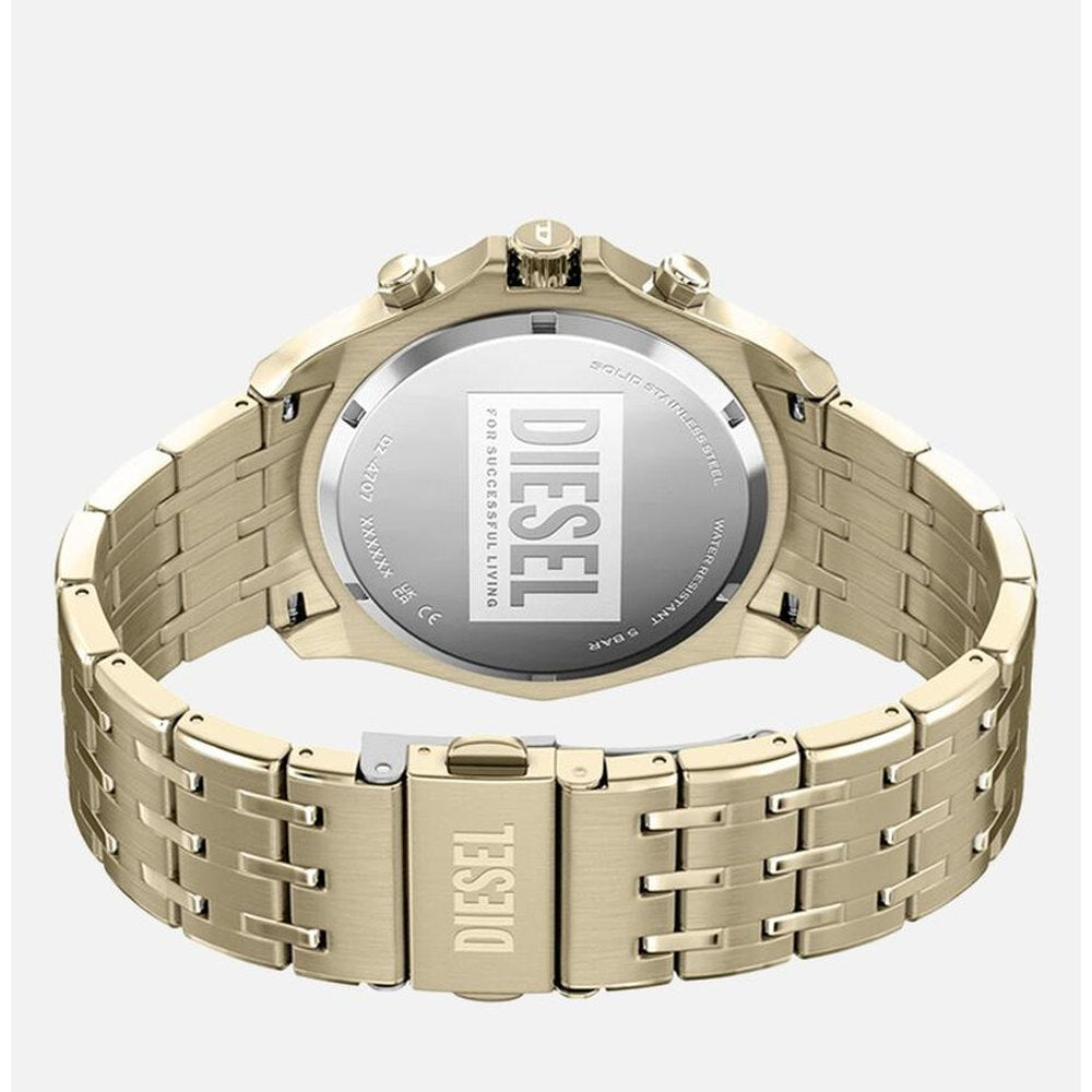 Diesel Mens Stinger Advance Fancy Watch In Gold
