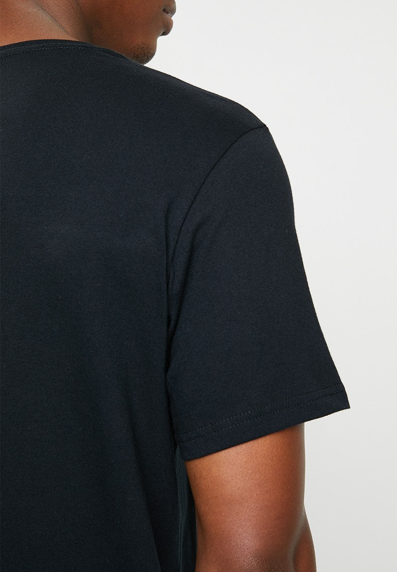 RVCA Mens Big Rvca Short Sleeve T-Shirt In Black & Grey