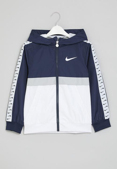 Nike Kids Navy Dobby Windbreaker