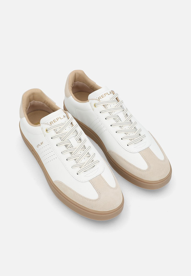 Replay Mens Polys M Scent Sneaker In Milk