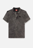 Diesel Mens T-Rejust-Nc-Den Polo Shirt 9Xx Black