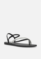 Ipanema Womens Elegant Sandals In Black & Silver