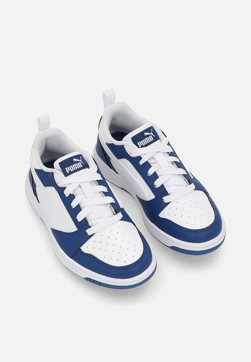 Puma Kids Rebound V6 Lo Ps White/Clyde Royal Sneakers