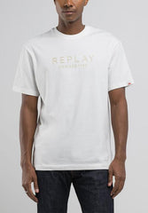 Replay Mens T-Shirts In Off White
