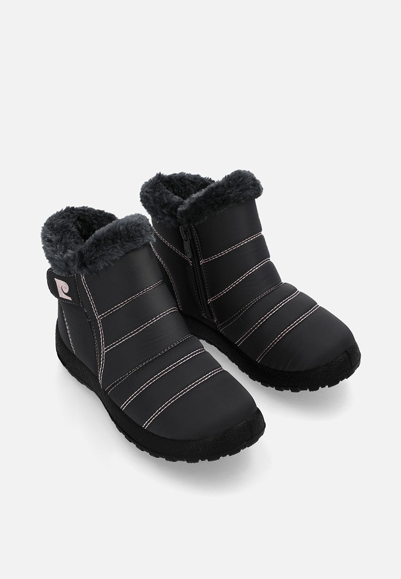 Pierre Cardin Kids Casey Quilted Grey/Pink Boot