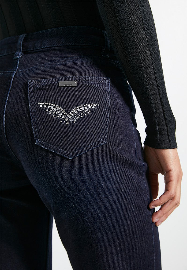 Sissyboy  Mid Waist Basic Skinny Desize